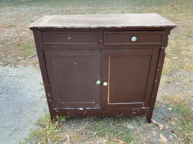 Credenza In Legno Massello Dei Primi Del 900