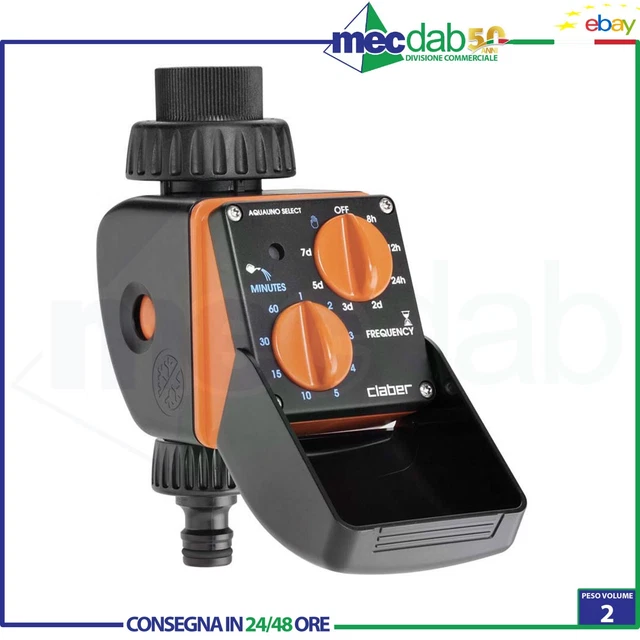 Programmatore Irrigatore Da Giardino Automatico a 1 Via Claber 8423