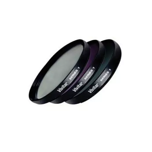 Vivitar 58mm Filter Kit UV+CPL+FLD Multi Coated Series 1 Optics