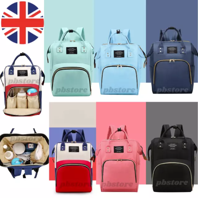 Mummy Baby Nappy Diaper Bag Backpack Mom Travel Bag