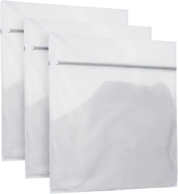 3Pcs Extra Large Mesh Laundry Bags Foldable Durable Laundry Bag Wash Bag Lingeri