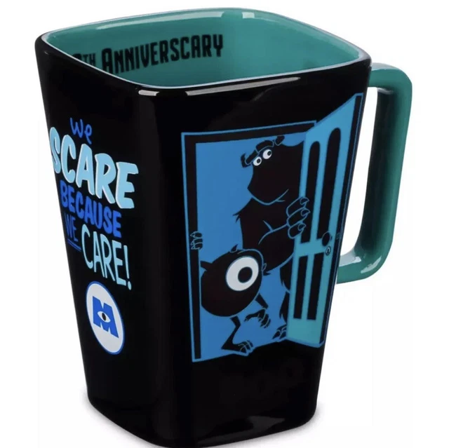 DISNEY PIXAR'S MONSTERS Inc Color Changing Mug 20th Anniverscary NEW £9