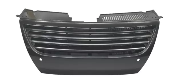 Für VW Passat 3C B6 2005-2010 Kühlergrill Sportgrill in Schwarz mit Front PDC