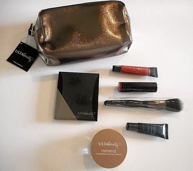 ULTA Beauty 8 Piezas Maquillaje Cuidado de la Piel Belleza Cosméticos Bolsa Regalo Set SELLADO