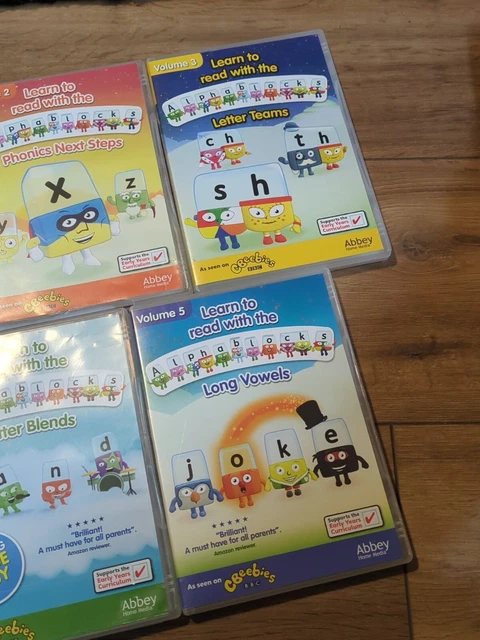 CBEEBIES ALPHABLOCKS COMPLETE Collection DVD Box Set Volumes 1 5 EUR 