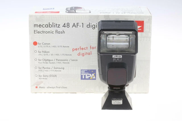 METZ Mecablitz 48 AF-1 digital Blitz für CANON - SNr: 004831199