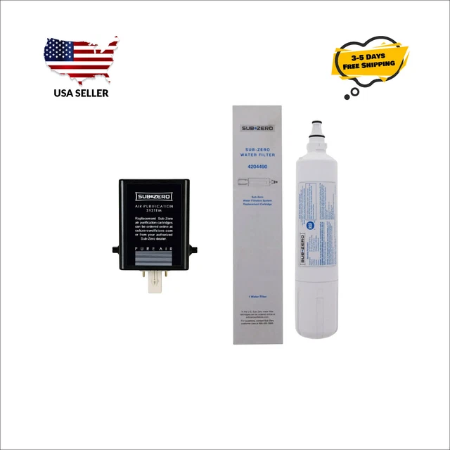 SUBZERO REFRIGERATOR REPLACEMENT Water and Air Filter Combo 4204490