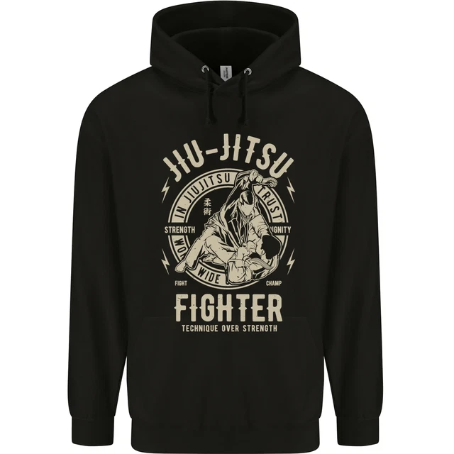 Jiu Jitsu Fighter Mixed Martial Arts MMA Childrens Kids Hoodie