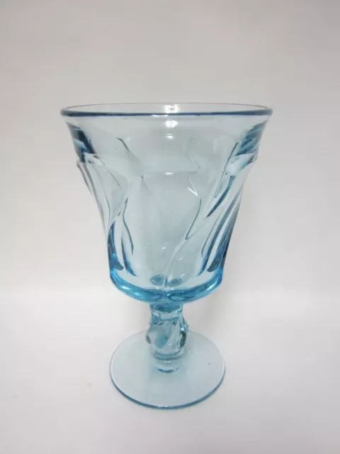 Fostoria JAMESTOWN Blue Water Goblet - 5 7/8"
