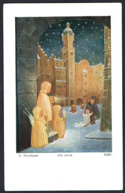 santino antico del Angel Custodio estampa image pieuse holy card
