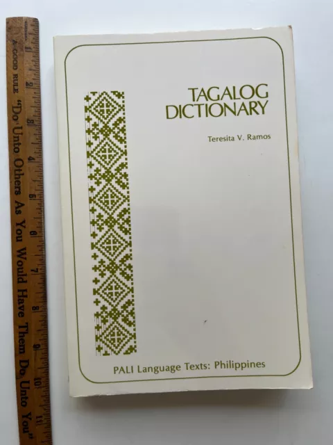 TAGALOG DICTIONARY Book Philppines Filipino Language Teresita RAMOS