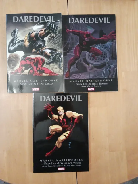 Marvel Masterworks Daredevil lot Marvel softcover TPB vol. 1 2 3