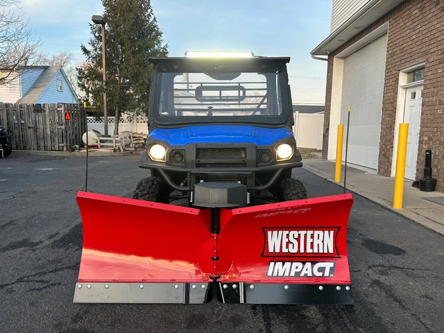 19 Kawasaki Mule Pro Fx, Eps, Heated Hard Cab,Radio Opt Brand New Western V Plow