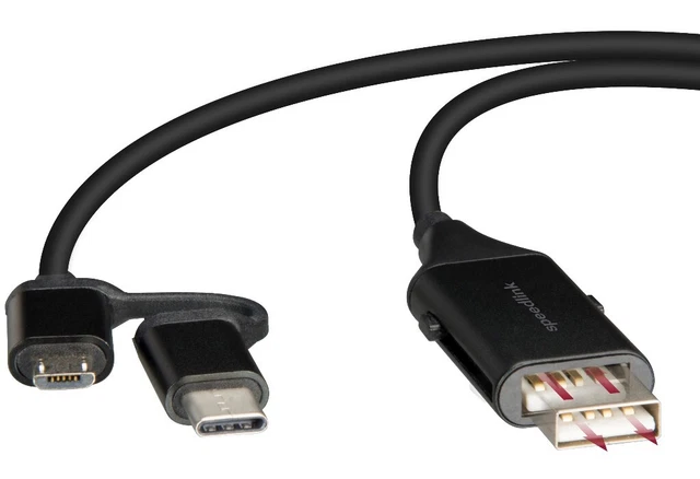 4in1 USB-C / Micro-USB Adapter-Kabel Lade-Kabel für iPad Pro 11" 12,9" 2020 2018
