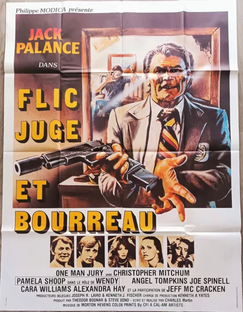 Fluc, Juge Et Bourreau/The One Man Jury/Jack Palance/Affiche 120X160 Cm/1978