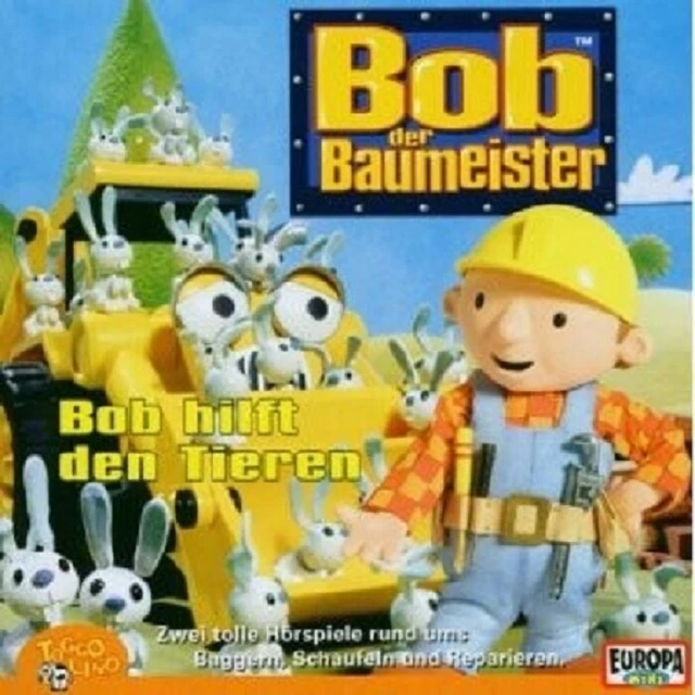 Bob Der Baumeister Bob Hilft Den Tieren BOB DER BAUMEISTER "Bob Hilft Den Tieren (Folge 10)" Cd New EUR 37,39