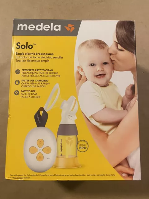 Medela Solo Single Electric Baby Feeding Cordless Portable Breast Milk Pump NEW