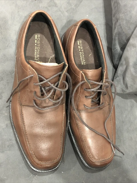 BOSTONIAN FLEXLITE BROWN Leather Slip On Dress Loafers Shoes Mens 10 M 14885 31.03 PicClick