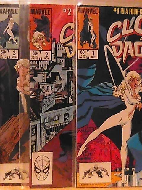 CLOAK and DAGGER #1-4 Set Mini Series Marvel Comics 1983 VF+ Rick Leonardi Lot 6