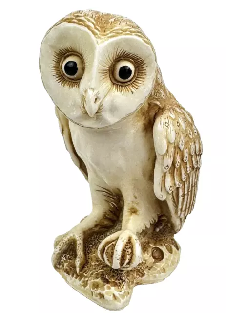 Harmony Kingdom Owl Figurine Ollie the Owl Collectible Retired Minifig 2"