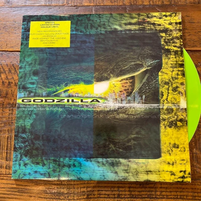 Various / Godzilla (The Album) 12" GREEN Vinyl 1998 EU Original 2LP Epic Records