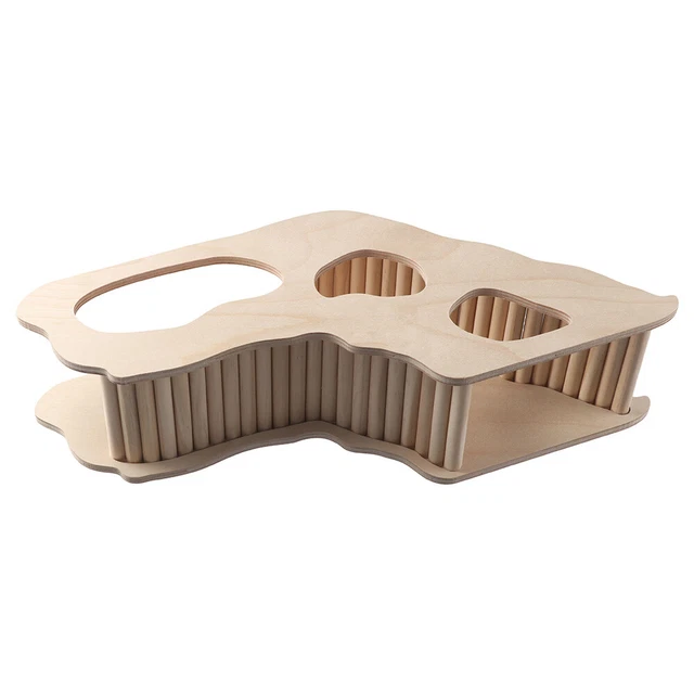 Accessorio Gabbia Criceti Casetta Per Criceti In Legno Casetta In Legno Per Criceti E Topi Tunnel E Nascondiglio Per Criceto