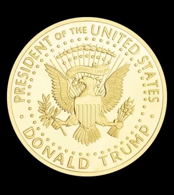 RARE 2024 US Donald Trump Coin President Gold Eagle Collectible MAGA