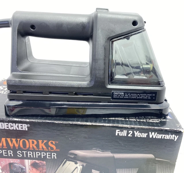 BLACK & DECKER Steamworks Wallpaper Steamer Stripper Model 1200 NOS