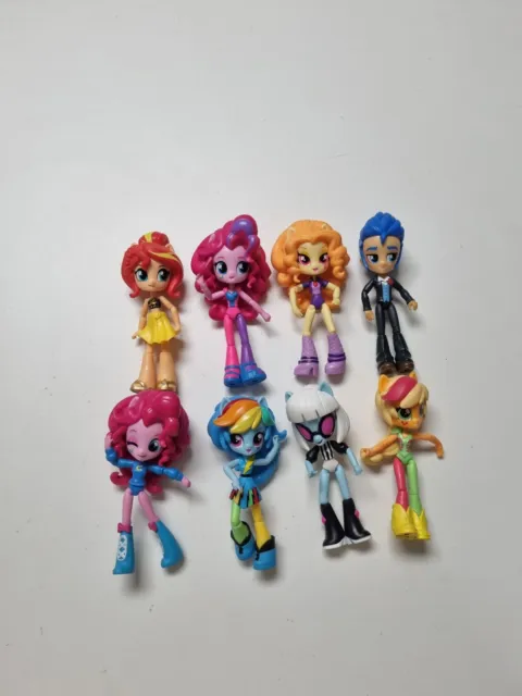 My Little Pony equestria girls Mini Dolls Bundle Of 8 Dolls