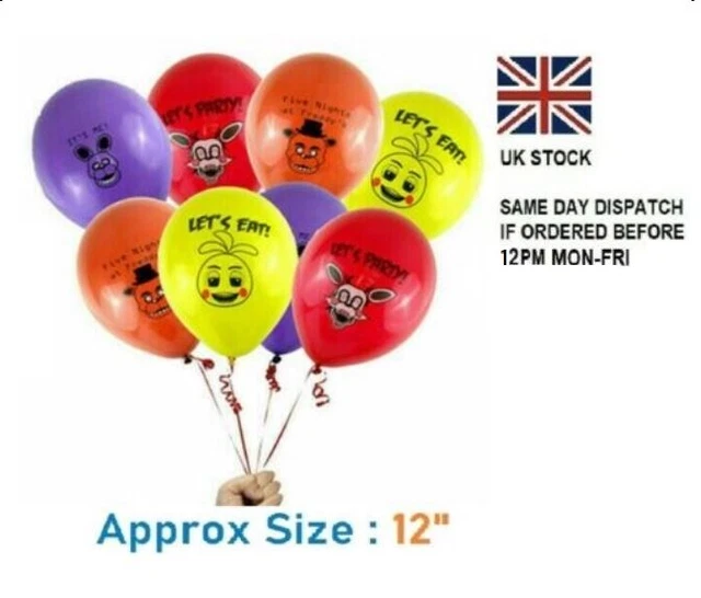 5 20PCS FIVE Nights At Freddys Latex Balloons 12" Birthday Party