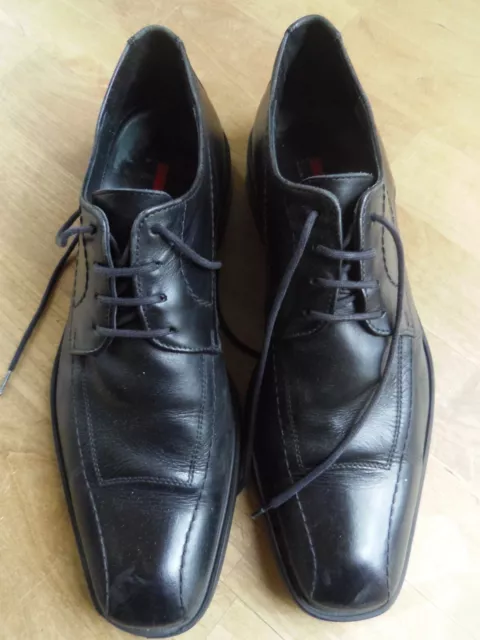 Lloyd Lederschuhe Business Schuhe Herren Gr. 42 / 8, schwarz