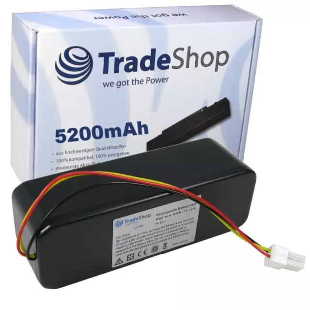 Li-Ion Akku 14,4V 5200mAh ersetzt Samsung Navibot DJ96-00113C DJ96-0083C