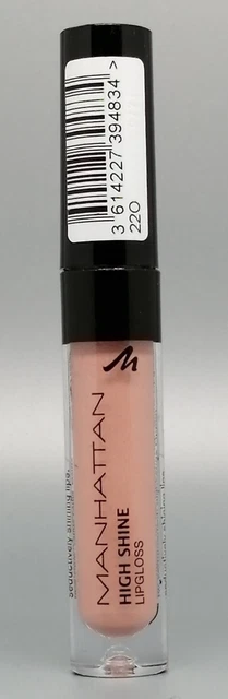 Manhattan High Shine Lipgloss Farbe 220 – Intensiv Glänzend, Mit Applikator, Für Volle Lippen