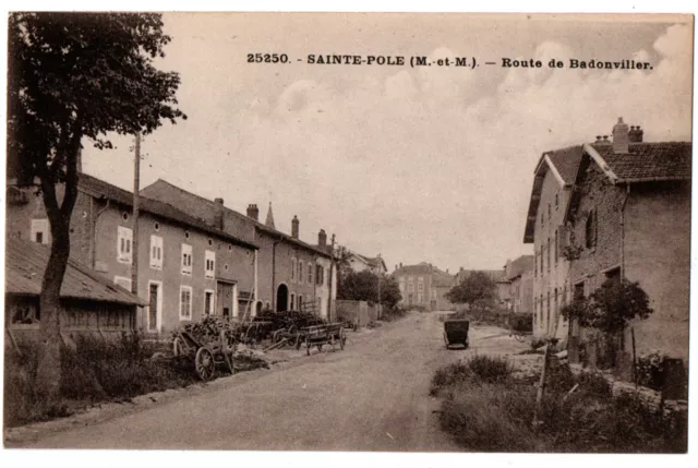 CPA 54 - SAINT POLE (M. and Moselle) - 25250. Route de Badonviller