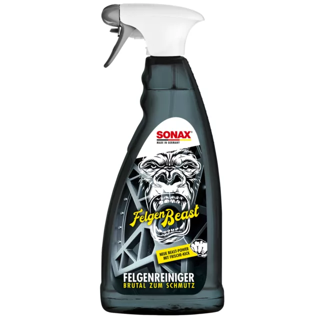 PULITORE CERCHI SONAX FelgenBeast 2x 1L senza acidi per cerchi in