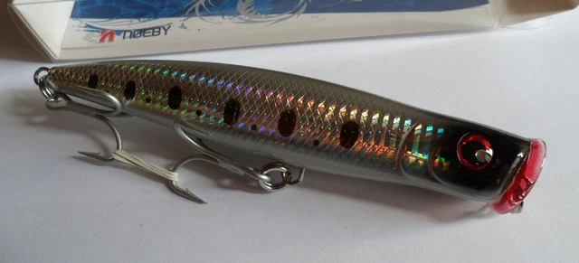 Leurre De Pêche Noeby Popper 11cm 26g - Nage En Surface, Flottant - Pour Pêche En Mer Au Lancer