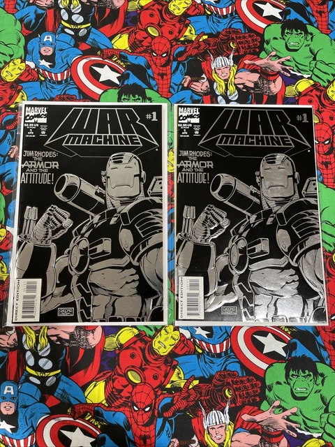 War Machine 1 1994 - 2 Copies Foil Embossed Covers-VF/NM Must See