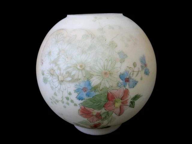 Vintage Hp Ball Globe Shade For Gwtw Oil Lamp 8"