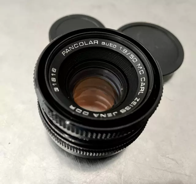 NICE! M42 PANCOLAR 1,8/50mm lens Carl Zeiss Jena DDR for M42 Mount