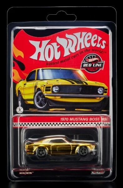 Hot Wheels RLC '70 Mustang Boss 302 – Orange – Collection Red Line Club
