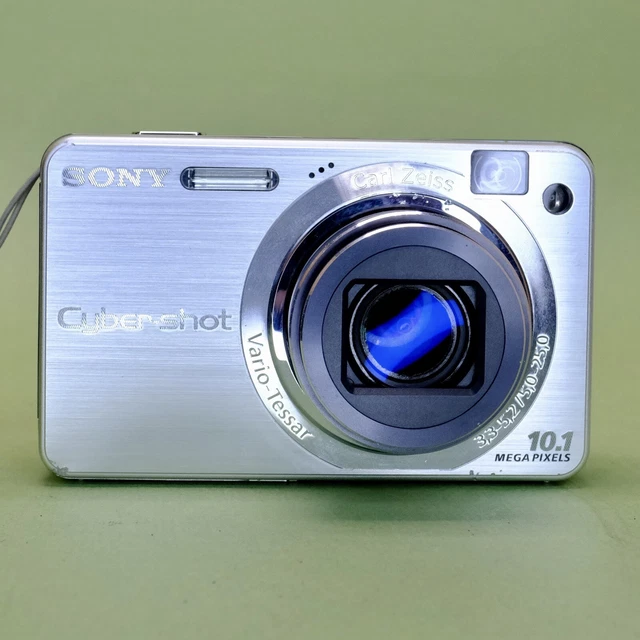 Sony Cybershot DSC-W170 10.1MP Compact Digital Camera silver Tested w charger