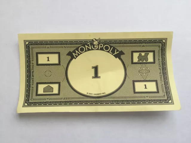 Lot x5 billets de 20 pièce détachée jeu de société Monopoly parties rapides  Hasbro #C25 - Hasbro