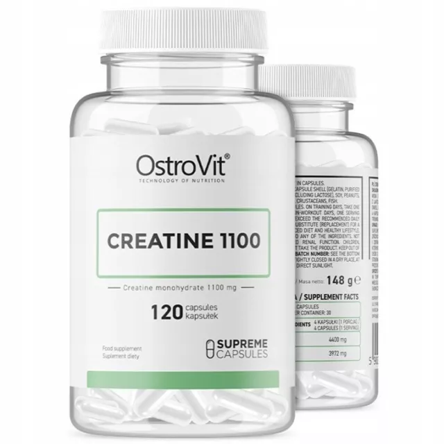 OSTROVIT Creatin Kapseln Monohydrat 1100 mg 120 / 240 Kapseln