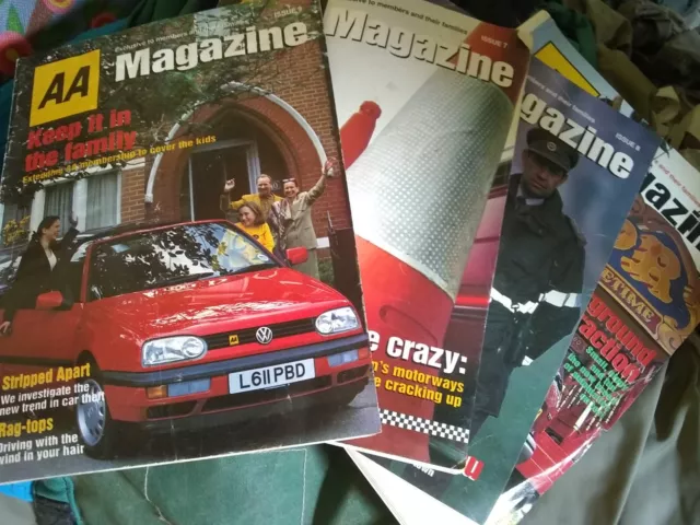 AA Drive Magazines 1994(4) Issues 7,8,9 And Autumn.