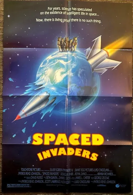Spaced Invaders 1990 Original Double Sided 27x41 US One Sheet Movie Poster