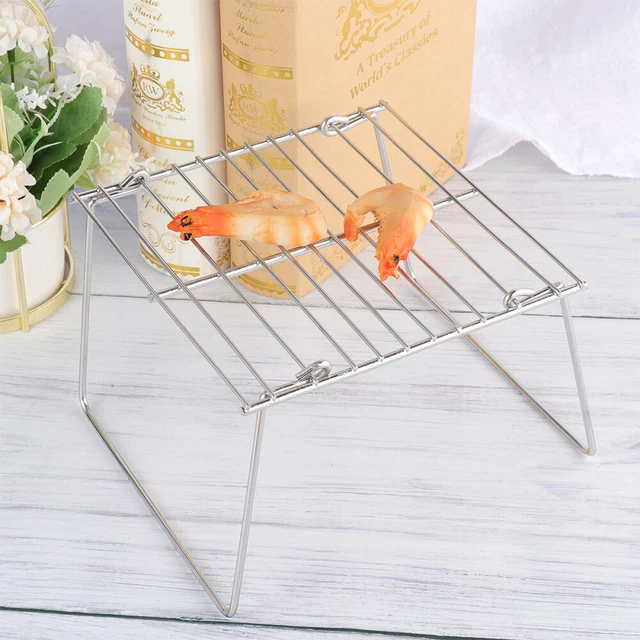 Grilles De Refroidissement En Acier Inoxydable 18 Cm – Rondes, Antiadhésives, Résistantes à 575°F (304°C)