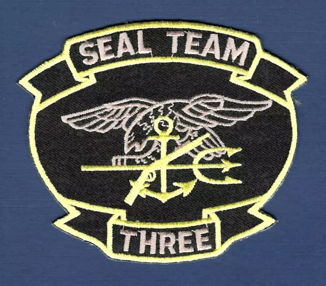 US NAVY SEAL TEAM THREE Patch 10.00 PicClick