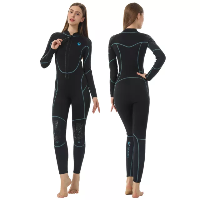 Vofiw Womens Origin 2mm Wetsuit | Full Length Summer Neoprene Wetsuit, Black UK