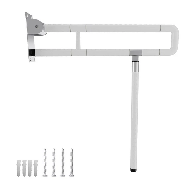 Stützgriff Klappgriff Bad Handlauf 60 cm WC Aufstehhilfe Sicherheit Halterung