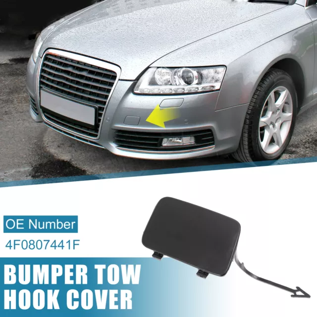 CAR FRONT BUMPER Tow Hook Eye Cover Cap For Audi A6 C6 2009 2010